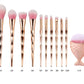 1pc Diamond Fish Makeup Brush Set Foundation