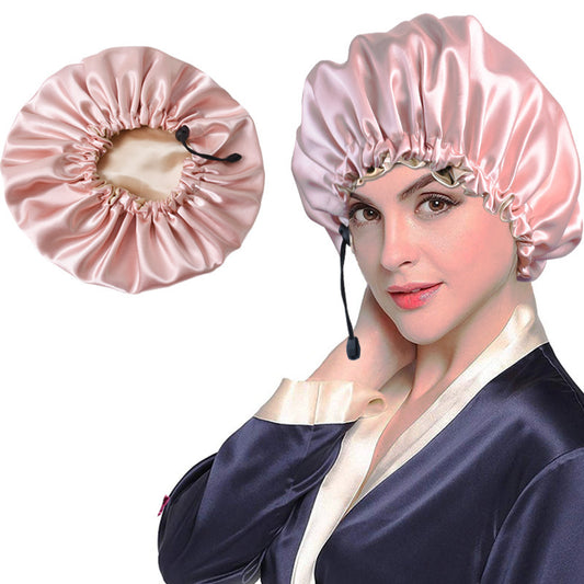 Shower Cap Soft Silk Dual-use