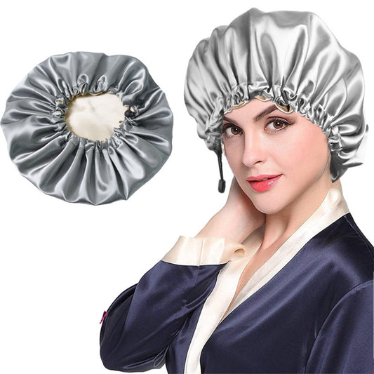 Shower Cap Soft Silk Dual-use