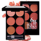 Six-color Blush Repair Makeup